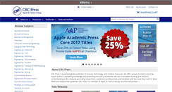 Desktop Screenshot of crcpress.com